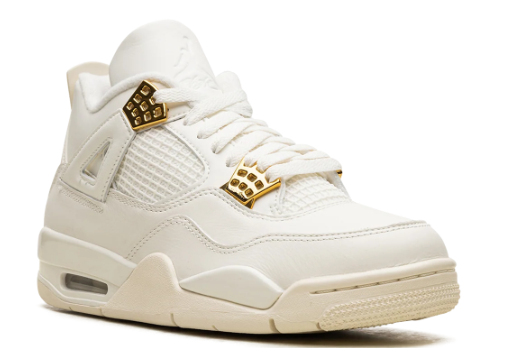 Women's Air Jordan 4 "Sail Metallic Gold" – Sail / Light Bone / Metallic Gold