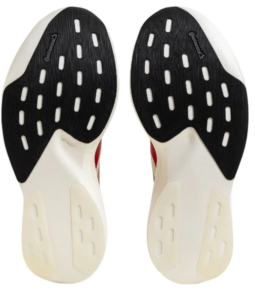 adidas Adizero Evo SL 'White / Vivid Red' Running Shoes