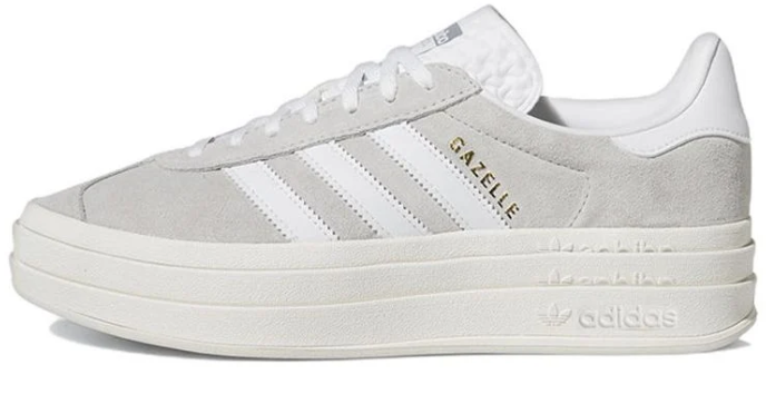 Women's adidas Gazelle Bold 'Grey White' Sneakers