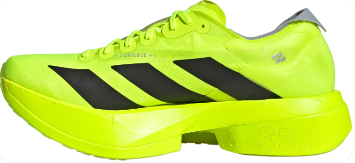 Men's adidas Adizero Adios Pro 4 Yellow Running Shoes