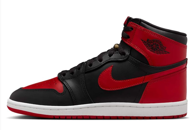 Air Jordan 1 Retro High '85 'Bred' 2025 Black / Varsity Red Sneakers