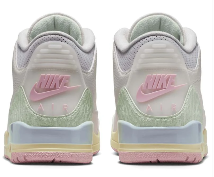 Air Jordan 3 Retro OG "Spring Is In The Air" – White / Pastel Green / Pink / Yellow