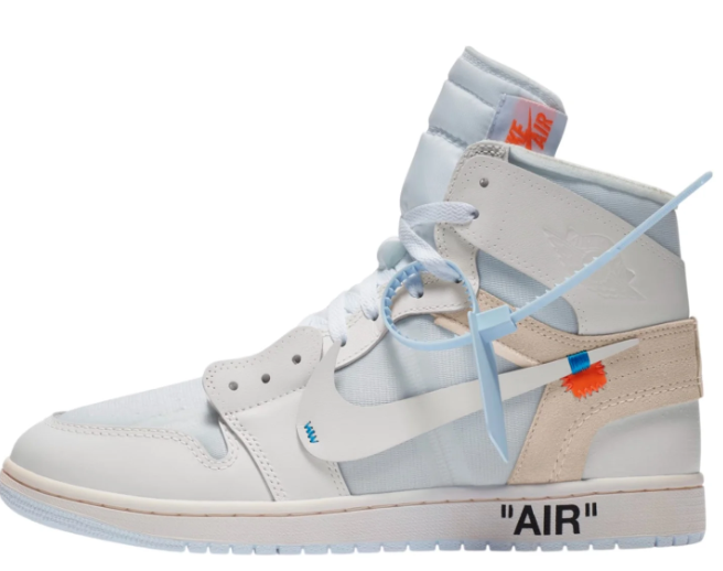 Air Jordan 1 Retro High 'Virgil Abloh Archive Alaska' Sneakers