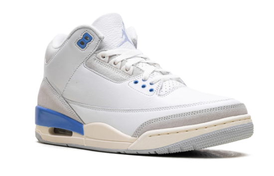 Men's Air Jordan 3 Retro "Lucky Shorts" – Summit White / Hydrogen Blue / Legend Blue