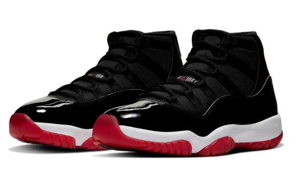 Air Jordan 11 Retro 'Bred' 2019 Black / Varsity Red Sneakers