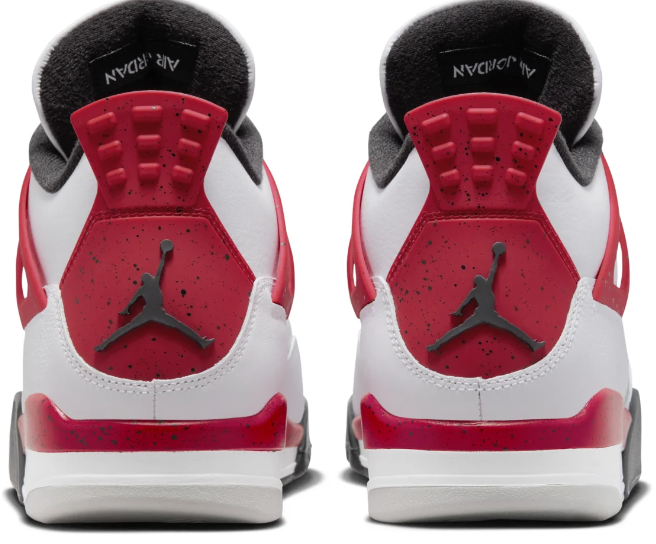 Air Jordan 4 Retro 'Red Cement' White / Fire Red Sneakers