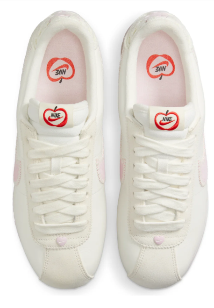 Women's Nike Cortez "Valentine's Day" (2025) – Sail / Pink Foam