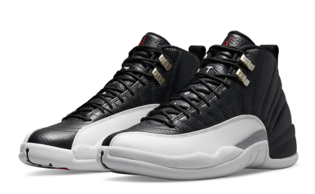 Air Jordan 12 Retro 'Playoffs' Black / White Sneakers