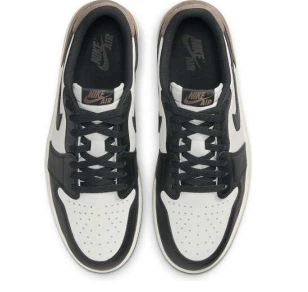 Air Jordan 1 Low 'Mocha' Brown / White / Black Sneakers