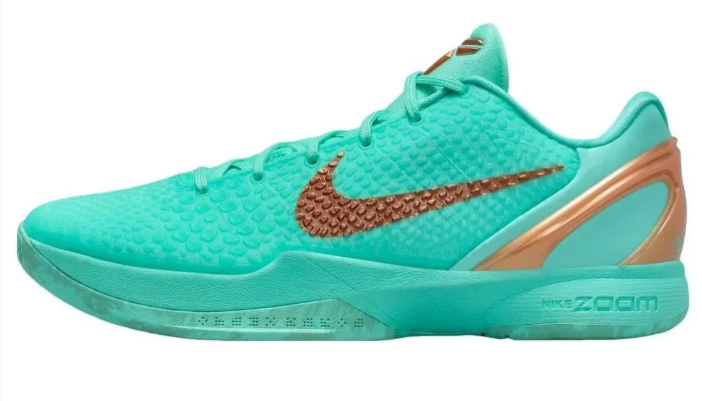 Nike Kobe 6 Protro “Jalen Brunson Statue of Liberty” – Hyper Turquoise / Metallic Copper
