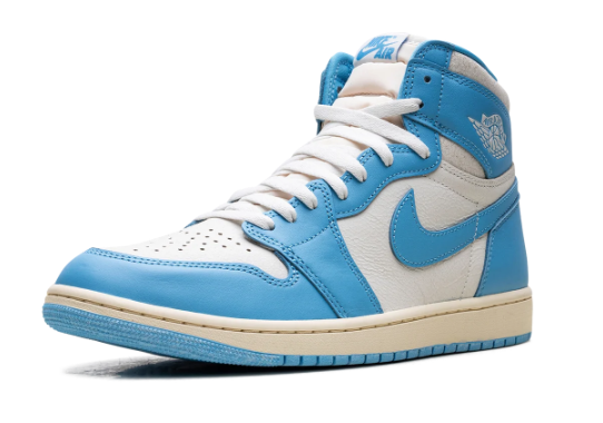 Air Jordan 1 High Dark Powder Blue / Sail Deadstock US 9