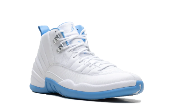 Air Jordan 12 Retro 'Melo' White / Blue Sneakers