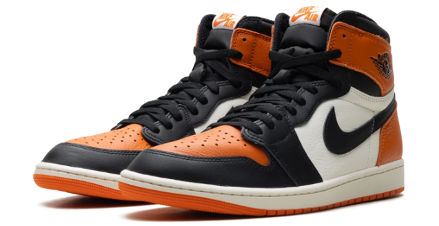 Air Jordan 1 High 'Shattered Backboard' Black / Sail / Starfish Sneakers