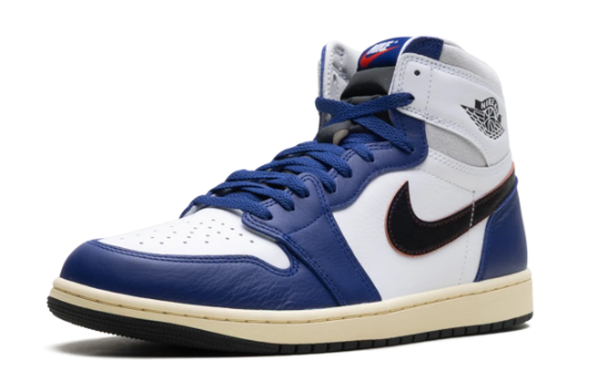 Pre-Owned Air Jordan 1 High – Blue / White / Black