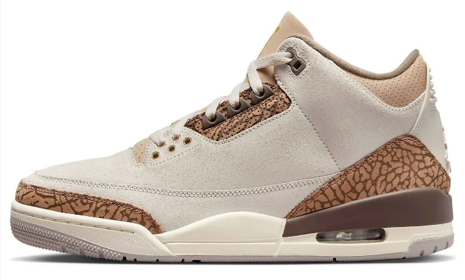 Air Jordan 3 Retro 'Palomino' Cream / Brown Sneakers