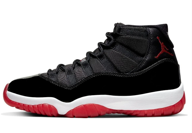 Air Jordan 11 Retro 'Bred' 2019 Black / Varsity Red Sneakers