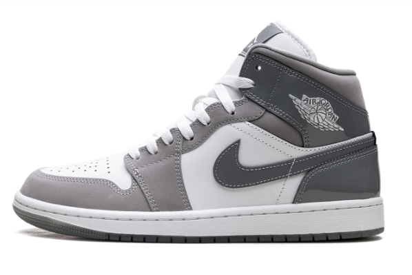 Air Jordan 1 Mid SE – White / Medium Grey / Cool Grey
