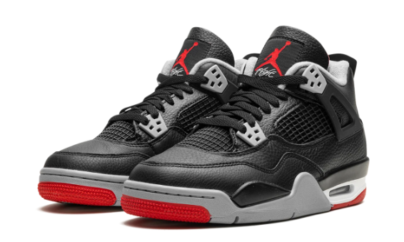 Grade School Air Jordan 4 Retro 'Bred Reimagined' Sneakers