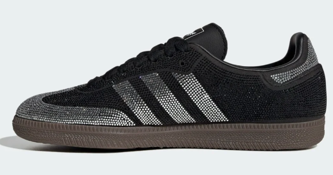 Women's adidas Samba OG Rhinestone Black Sneakers
