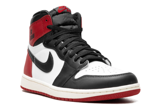 Air Jordan 1 High 'Black Toe' 2025 Black / White / Red Sneakers