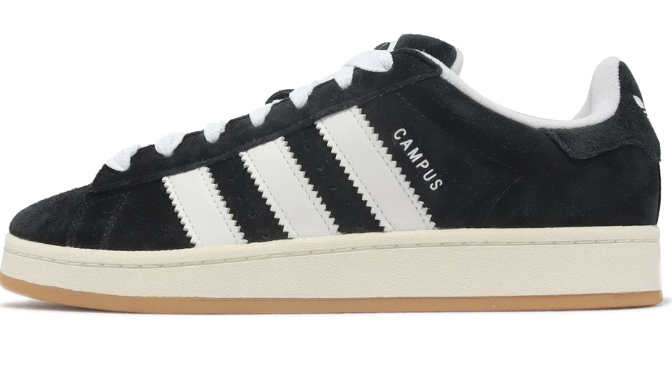 adidas Campus – Core Black / Cloud White | HQ8708